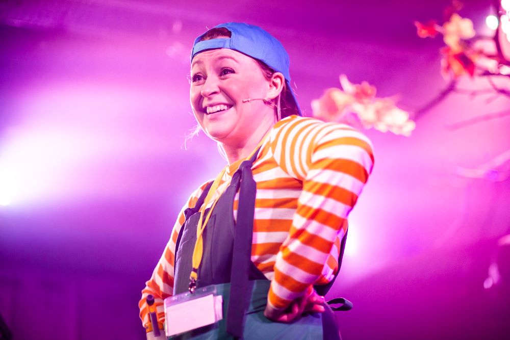 Josie Morley as Ace Ladd in the 2021 Hull panto Rapunz'ull