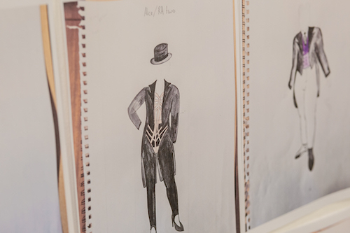 Costume Designs in Modest Rehearsals - Photo by Jessica Zschorn